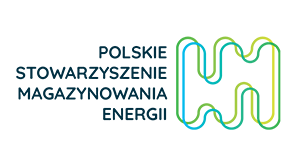 Znak graficzny Polskiego Stowarzyszenia Magazynowania Energii